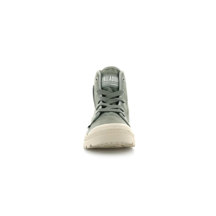 Bottes Palladium Pampa Hi Femme Vert Olive | FR BNS478M